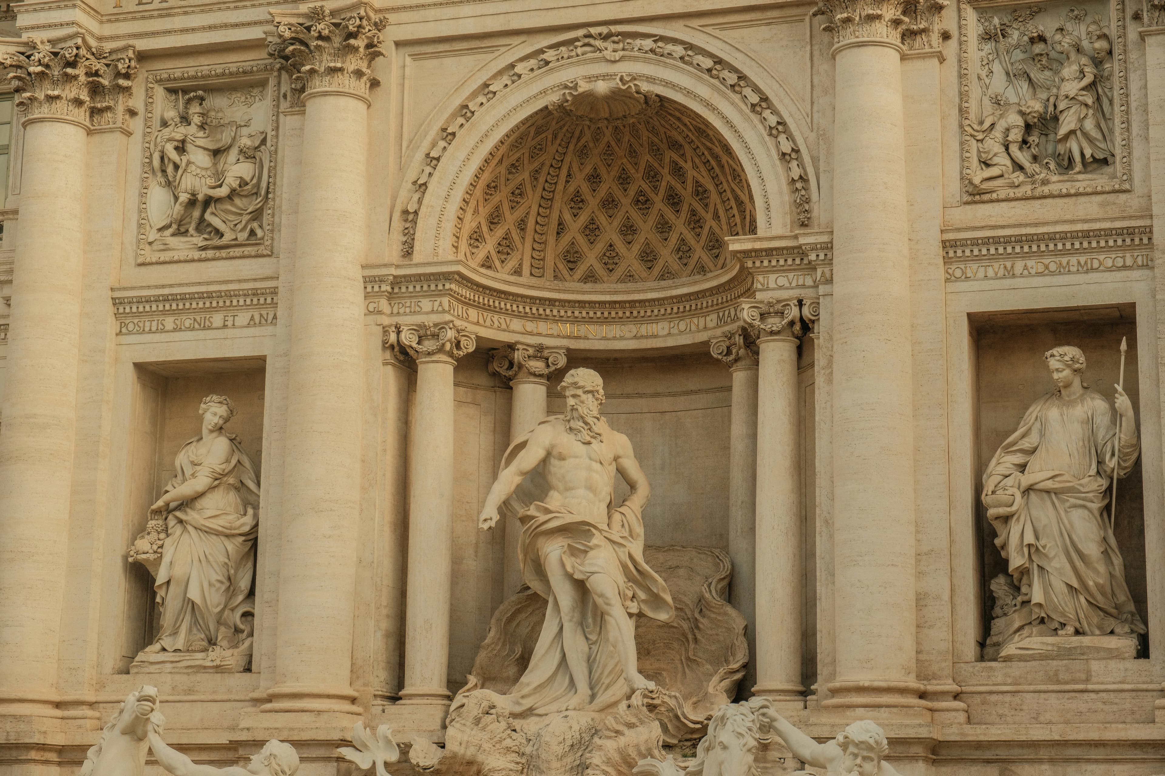 Ancient columns background